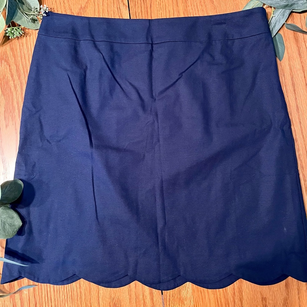 Talbots Scallop Skirt NWT